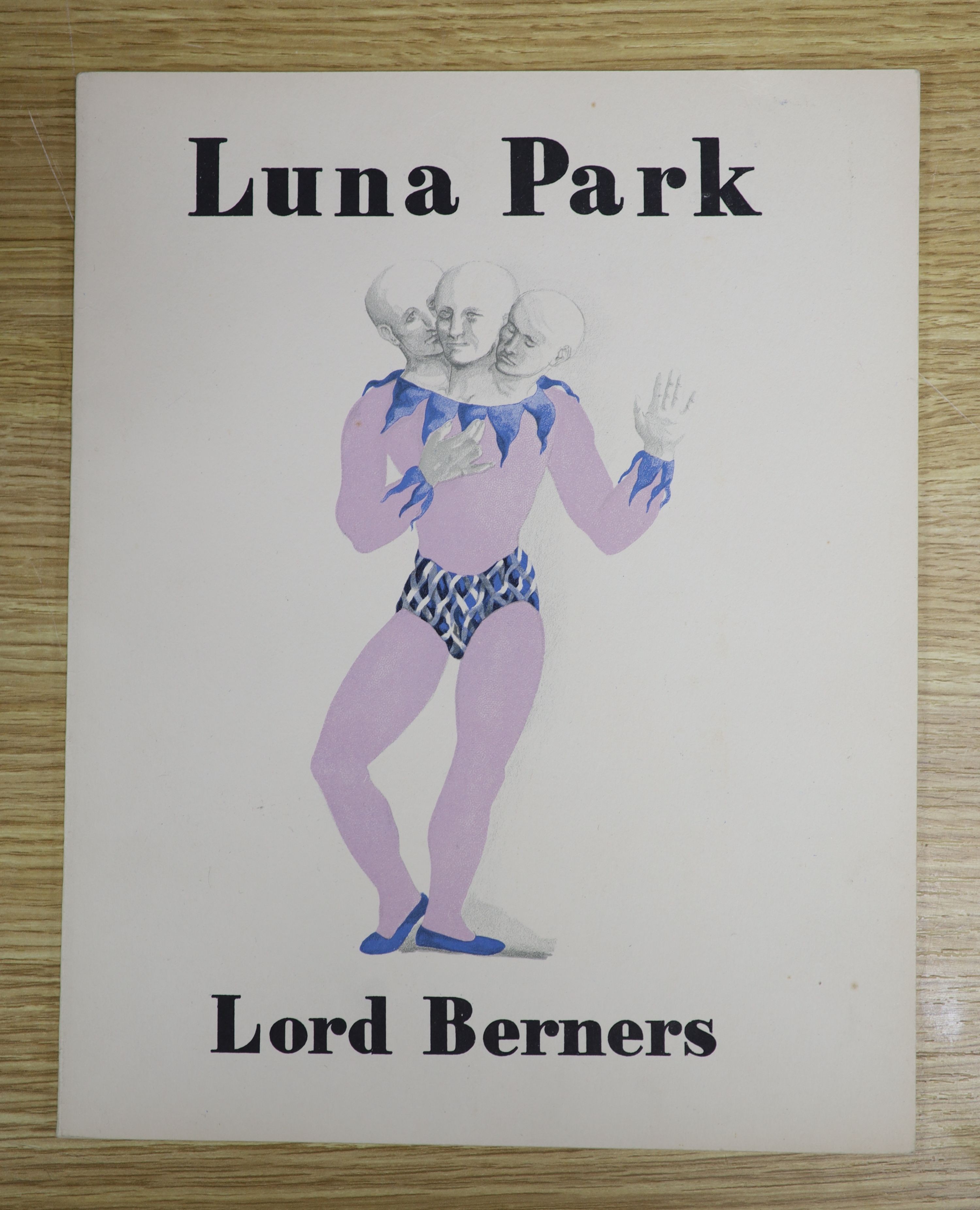 Christopher Wood (1901-1930), 'Luna Park - Lord Berners', Fantastic Ballet in One Act, 1930, 30.5 x 24cm.